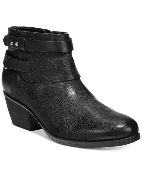 clarks womens black booties